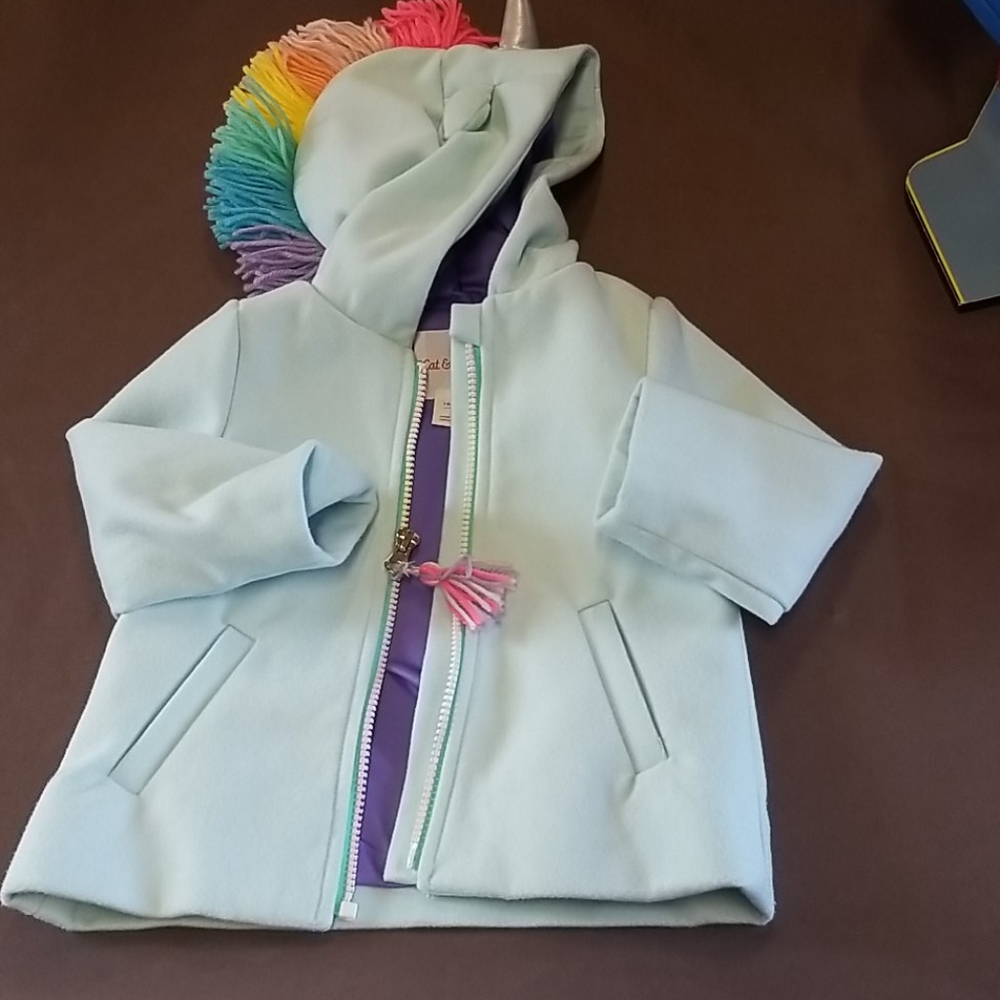 NWOT Cat&Jack 18m unicorn jacket